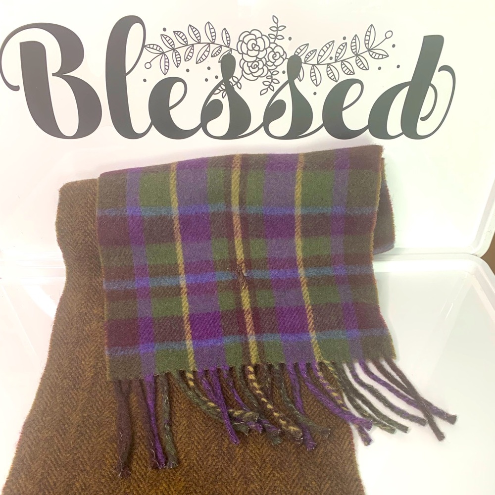 Polo Ralph Lauren Lambs wool Scarf 10”x64”RN26128 CA22608